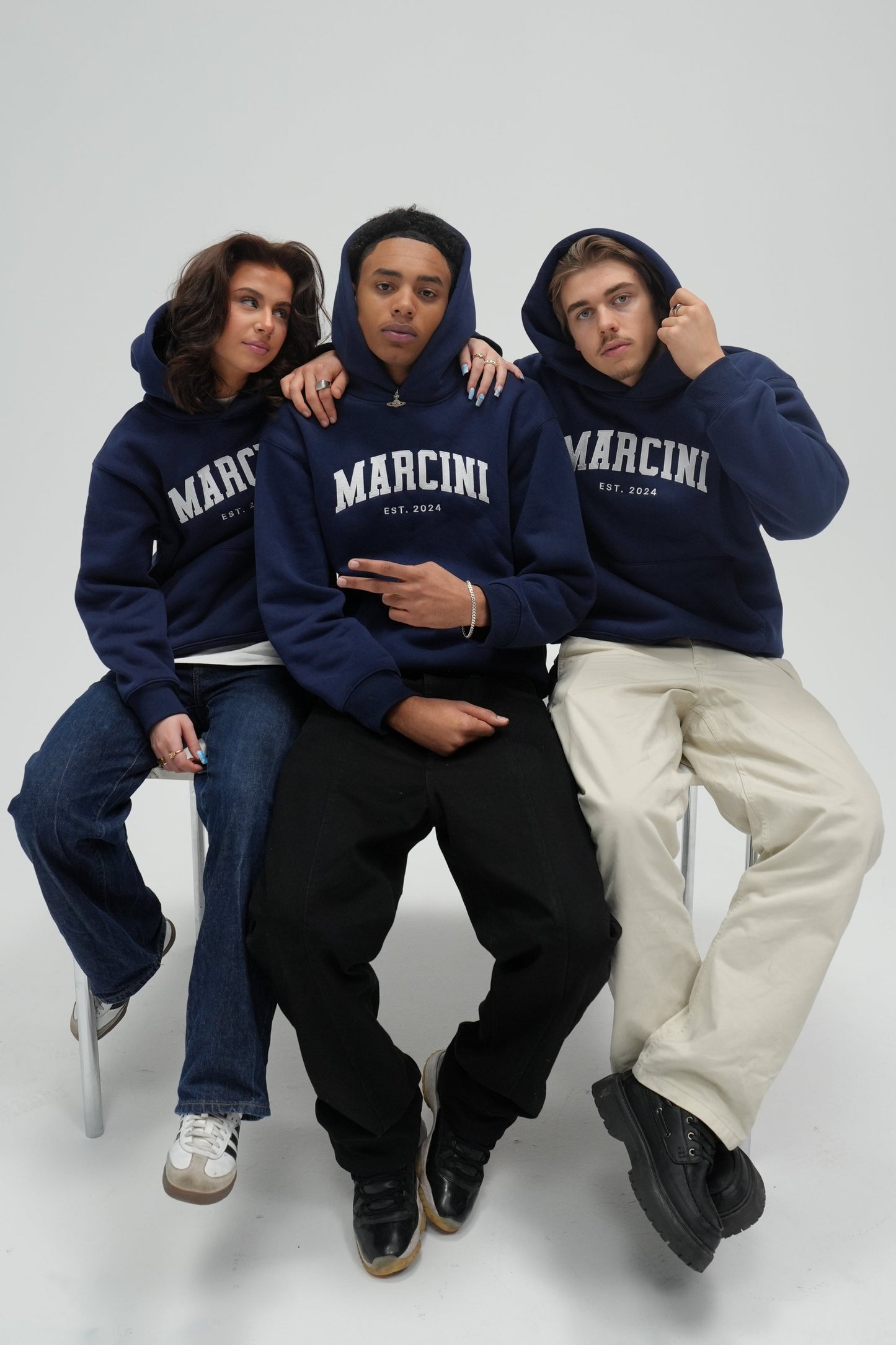 Blue Haze - Marcini Hoodie unisex